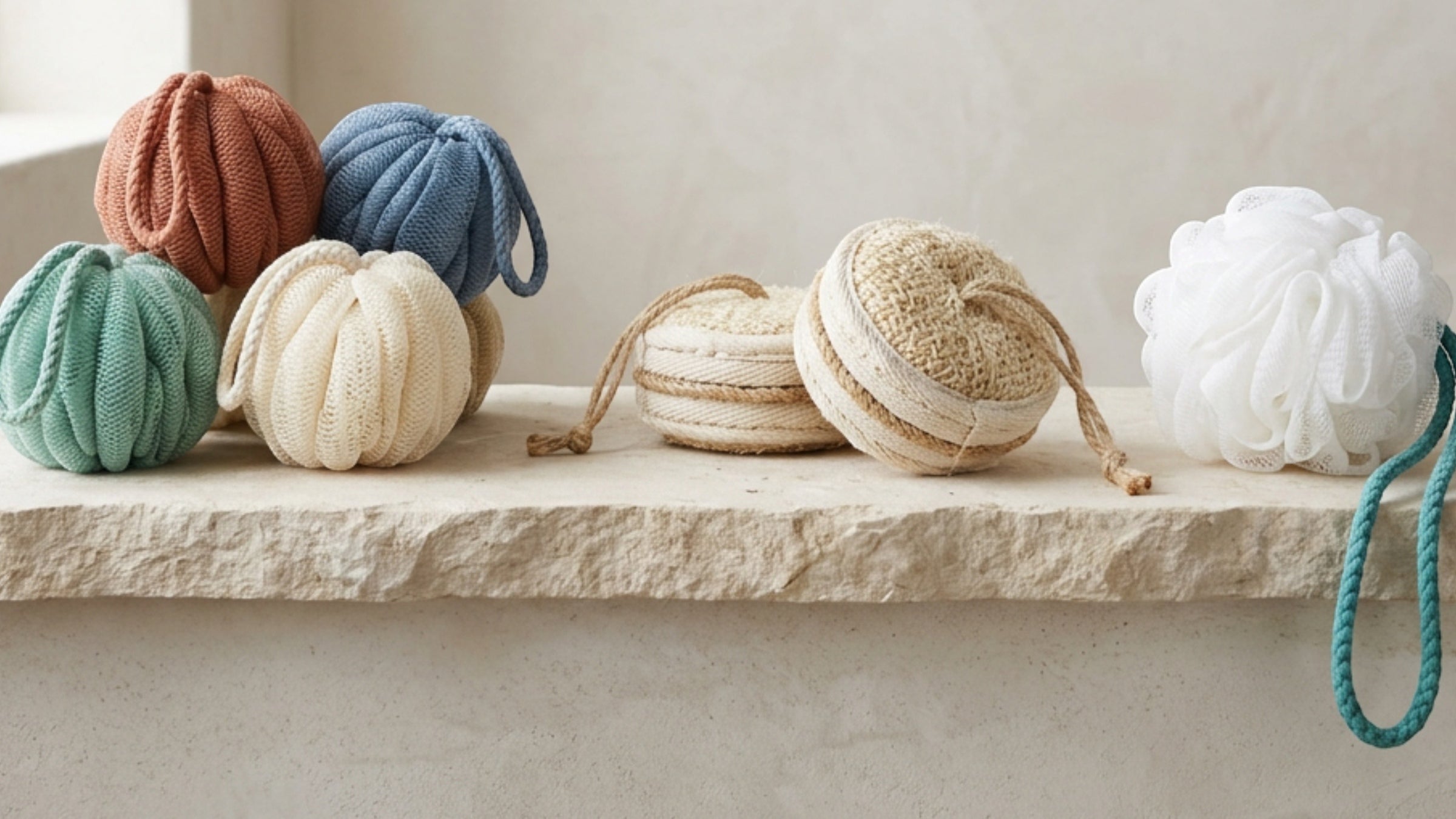 Yord Bath Poufs and Body Cleansing Puffs
